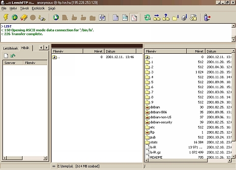 LeechFTP program kpe